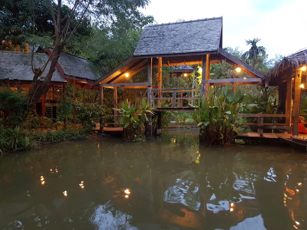 Thai Style Houses in Siam Niramit Phuket Thailand