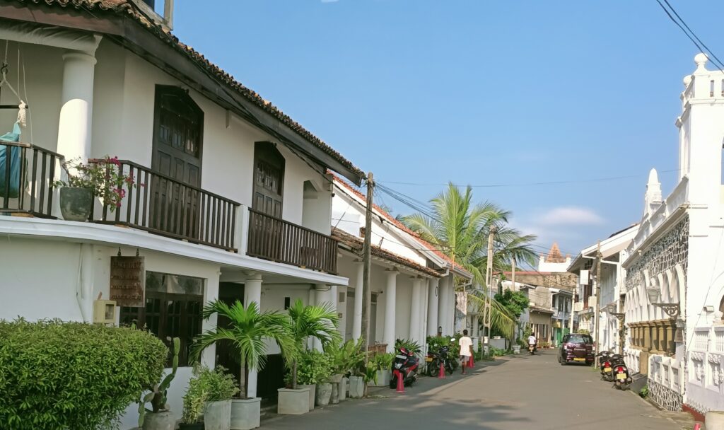 Houses in Galle, Sri Lanka