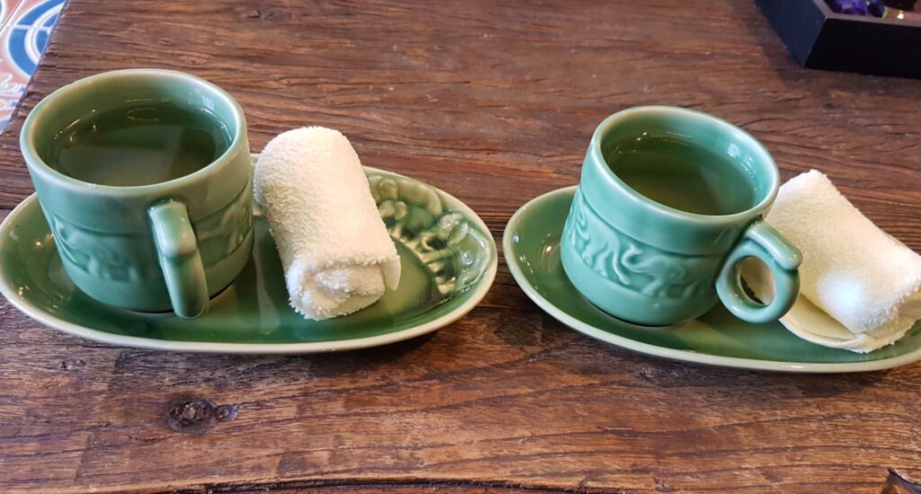 Herbal tea at Thai Massage Parlour
